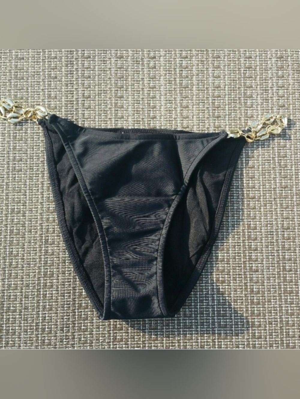 Cia Maritima Brazilian Bikini Swim Bottom Lobster Claw Side Chain